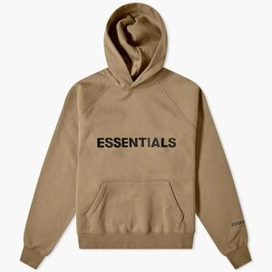 Essentials Fear Of God Hoodie, Khaki- Men’s Medium NWOT Rare